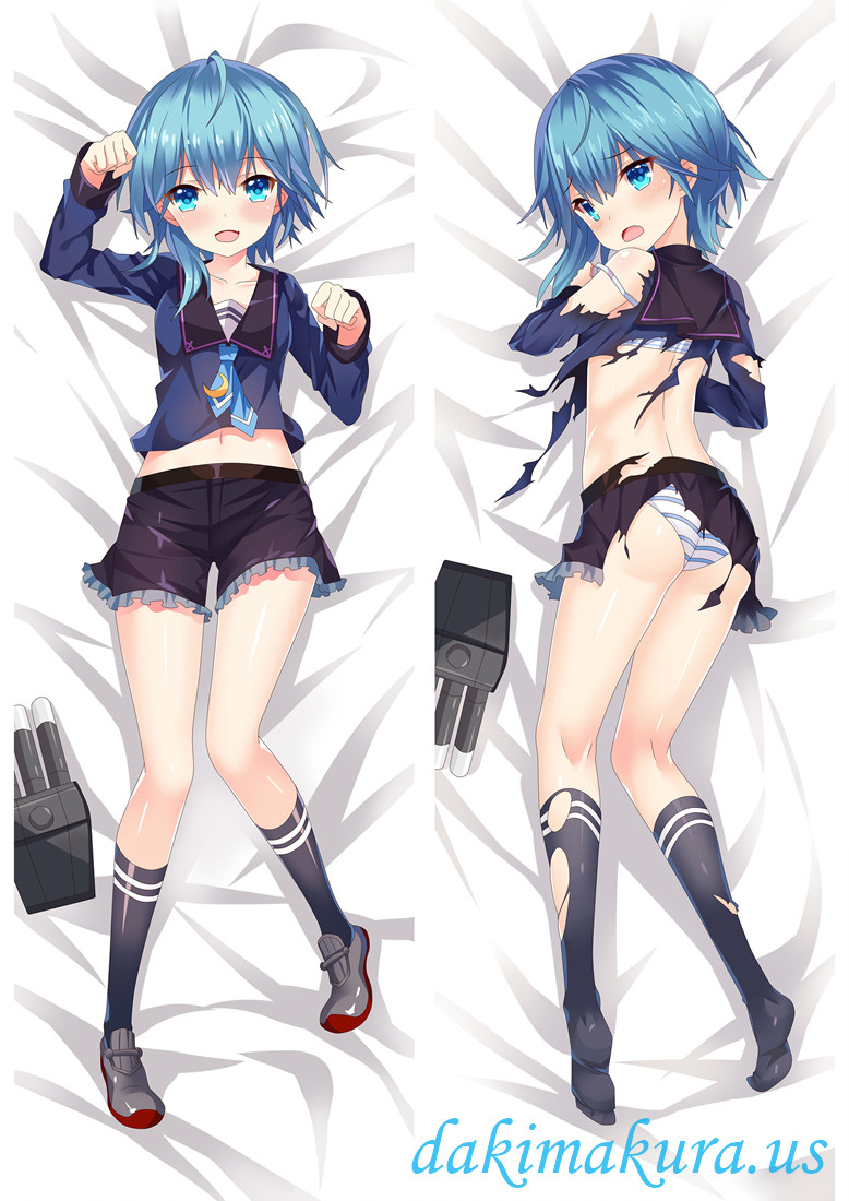 Blue Hair-Kantai Collection Long anime japenese love pillow cover